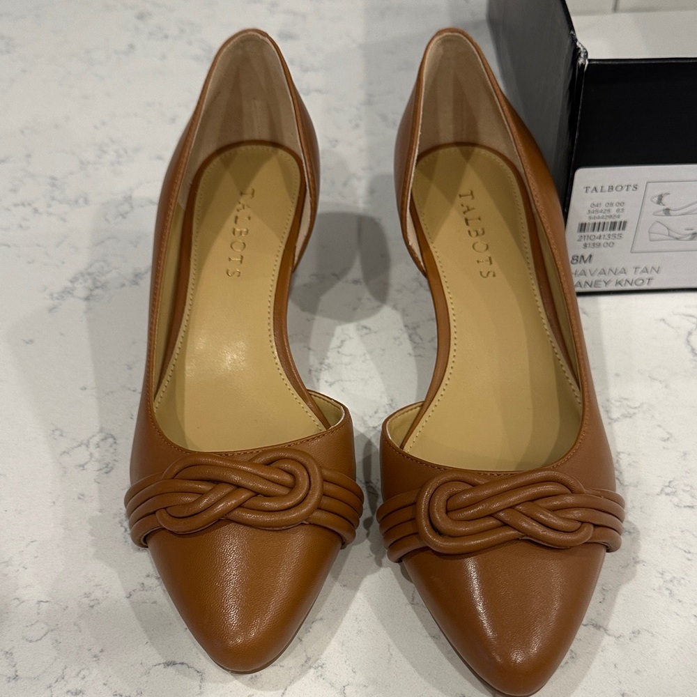 Talbots Women's Brown Leather Flats